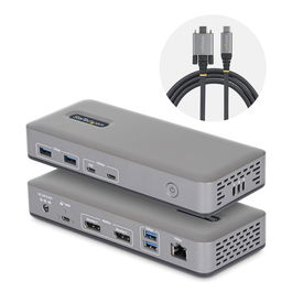 Hub USB Startech 201UE-USBC-DOCK Gris