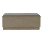 Banquette DKD Home Decor Marron Polyester Bois MDF 100 x 40 x 40 cm