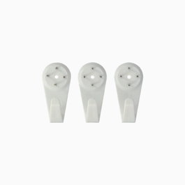 WOLFPACK LINEA PROFESIONAL Crochet à clouer 299G, blister de 3 unités