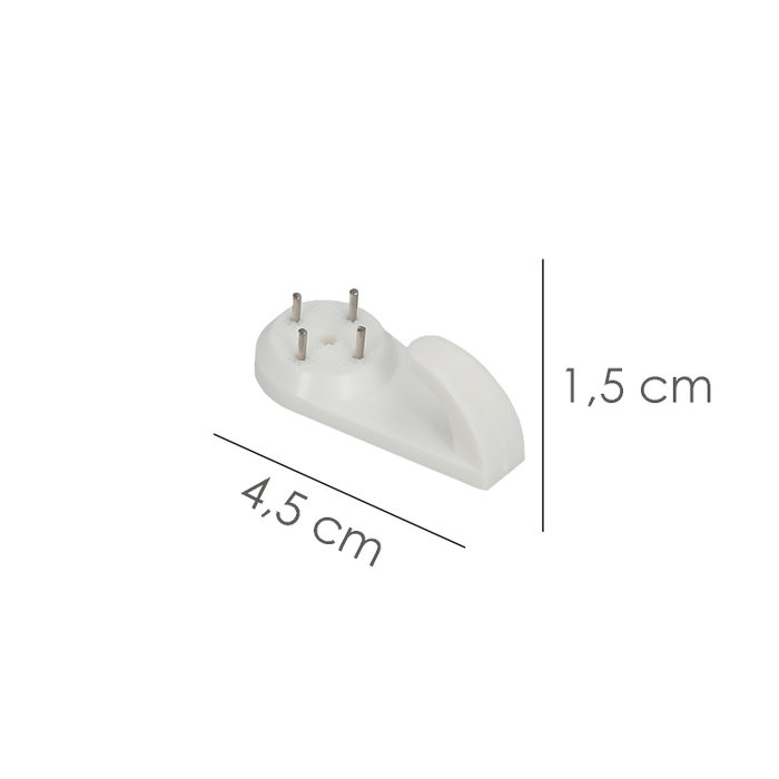 WOLFPACK LINEA PROFESIONAL Crochet à clouer 299G, blister de 3 unités