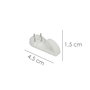WOLFPACK LINEA PROFESIONAL Crochet à clouer 299G, blister de 3 unités