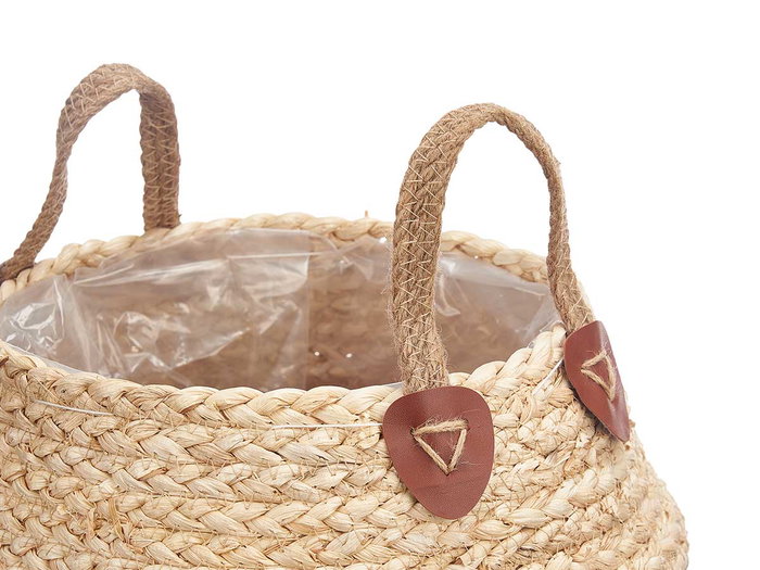 GIFTDECOR Panier pliable avec anses esparto mixte 24cm
