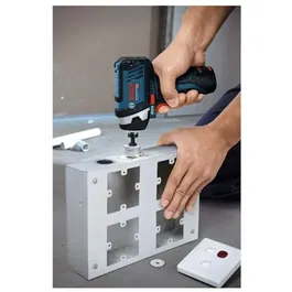 Bosch Professional Visseuse à chocs sans fil GDR 12V-105 2600 tr/min avec 2 batteries 2.0Ah et coffret L-BOXX 260 - Réf. 06019A6977