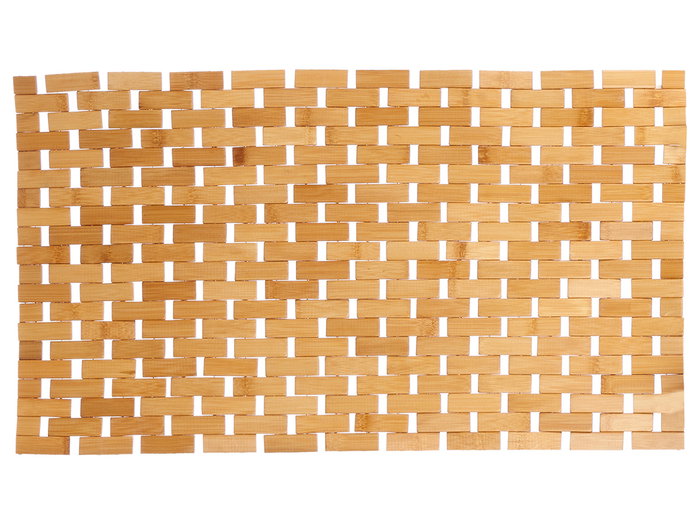 BERILO Tarima de bambou pour douche 40x70cm Marron