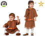 Atosa Déguisement Indien pour Bébé - Marron - 6 à 12 mois