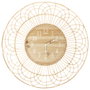 Home Deco Factory Horloge murale en rotan 70 cm