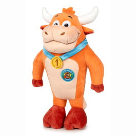 PLAY BY PLAY Peluche Maria Fernanda - Vaquilla Grand Prix - Peluche vache - 20 cm