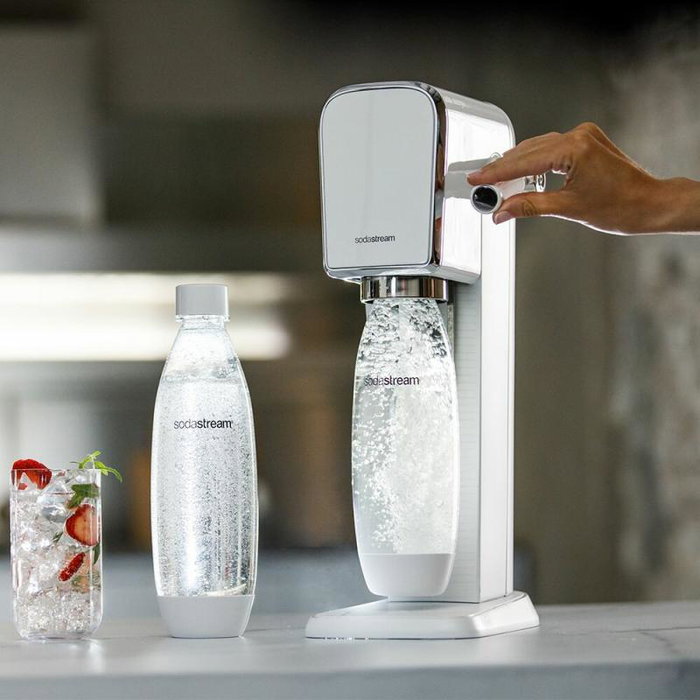 SodaStream Soda Maker ART blanc avec bouteille PET 1L SodaStream Soda Maker ART blanc avec bouteille PET 1L