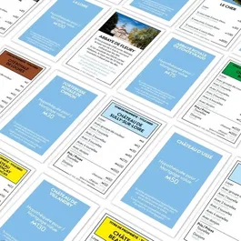 Winning Moves MONOPOLY Châteaux de la Loire - Jeu de société captivant avec châteaux emblématiques - À partir de 8 ans, 2 joueurs ou plus