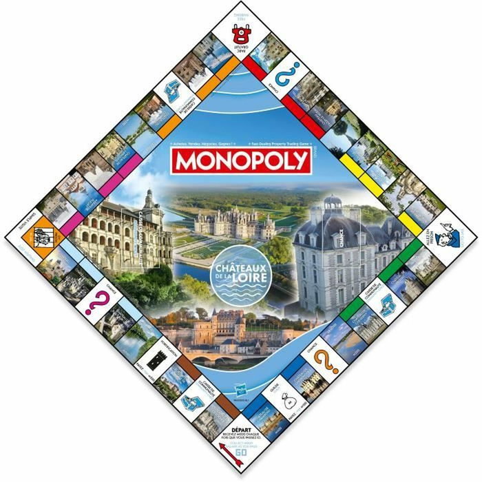 Winning Moves MONOPOLY Châteaux de la Loire