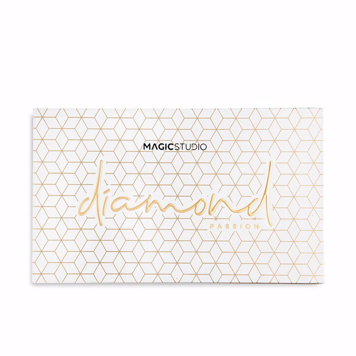 Magic Studio Palette d'Ombres à Paupières 18 Couleurs #diamond Finition Brillante et Scintillante