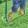 TP TOYS Balançoire 3-en-1 - 3 agrès - Vert - Jeu d'extérieur robuste pour enfants