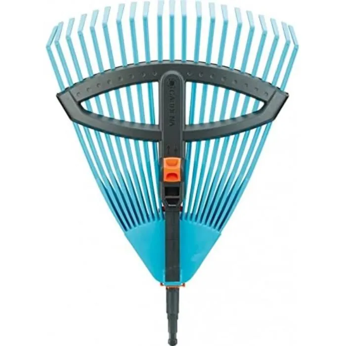 Gardena Balai à gazon réglable Combisystem 35-52 cm - 22 dents en plastique renforcé - Ramassage herbe et déchets - Garantie 25 ans Gardena Balai à gazon réglable Combisystem 35-52 cm - 22 dents en plastique renforcé - Ramassage herbe et déchets - Garantie 25 ans