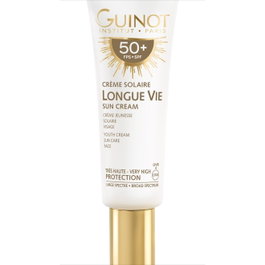Guinot Longue Vie Crème Solaire Anti-Âge Visage SPF 50+ 50 ml