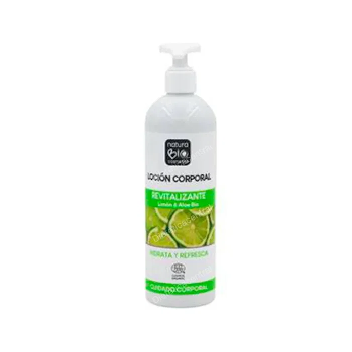 Naturabio Cosmetics Lotion Corporelle Revitalisante Citron-Aloe Vera 500ml Naturabio Cosmetics Lotion Corporelle Revitalisante Citron-Aloe Vera 500ml