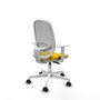 PIQUERAS Y CRESPO Chaise de bureau Cilanco Synchro Jaune