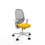 PIQUERAS Y CRESPO Chaise de bureau Cilanco Synchro Jaune