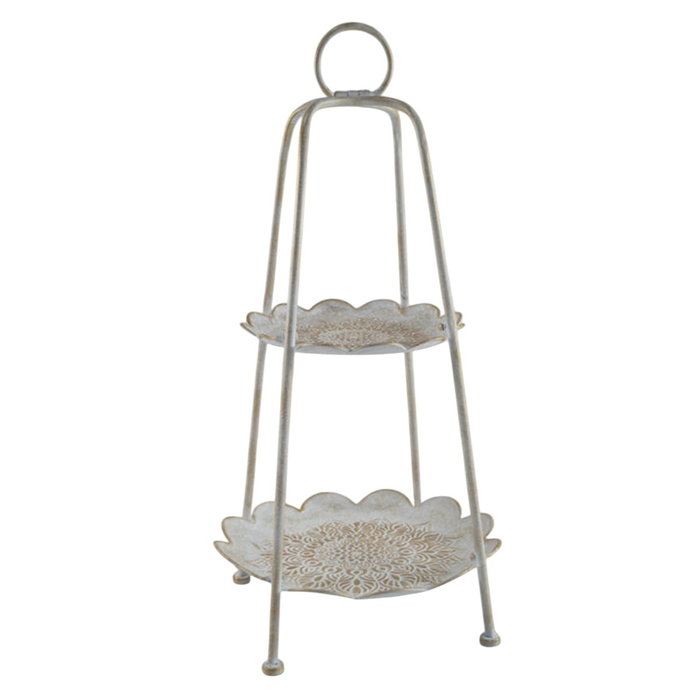 Plateau apéritif Home ESPRIT Blanc Doré Arabe Plateau apéritif Home ESPRIT Blanc Doré Arabe