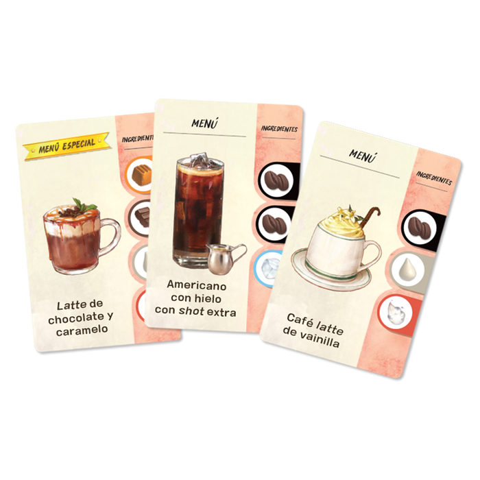 Korea Board Games KBGCR02 Coffee Rush: Tartas Deliciosas - Extension de jeu de plateau avec tartes, 2 à 4 joueurs, 30 minutes