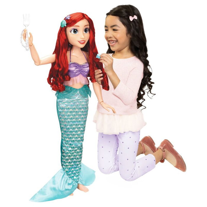 JAKKS PACIFIC Poupée Ariel La Sirène Disney - 80 cm