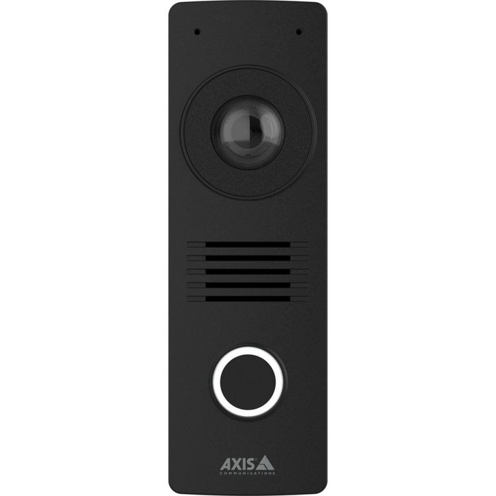 Axis I8116-E Noir - Interphone Vidéo IP Extérieur 5 MP avec Audio, Support PoE, SIP et Analyses Deep Learning