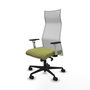 Piqueras y Crespo Chaise de Bureau Albacete Vert Olive et Blanc