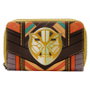 LOUNGEFLY Portefeuille Marvel Black Panther Wakanda Forever Okoye - Cosplay, en cuir vegan, fermeture éclair, 15x10 cm