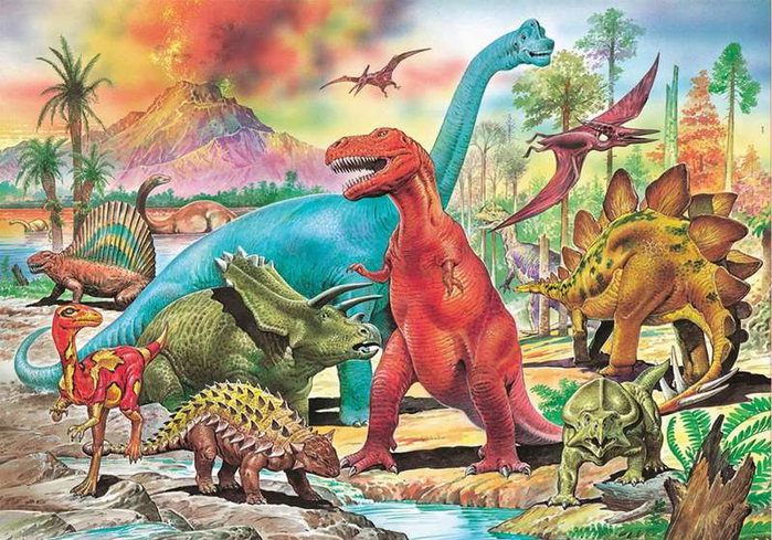 Educa Puzzle 100 pièces - Dinosaures - Pour enfants de 6 à 8 ans Educa Puzzle 100 pièces - Dinosaures - Pour enfants de 6 à 8 ans