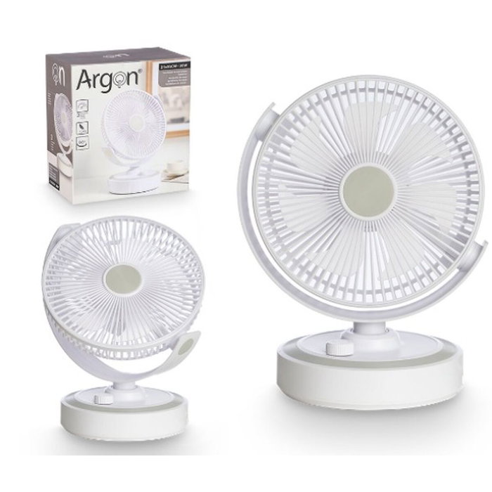 Argon Ventilateur de table 30W Blanc