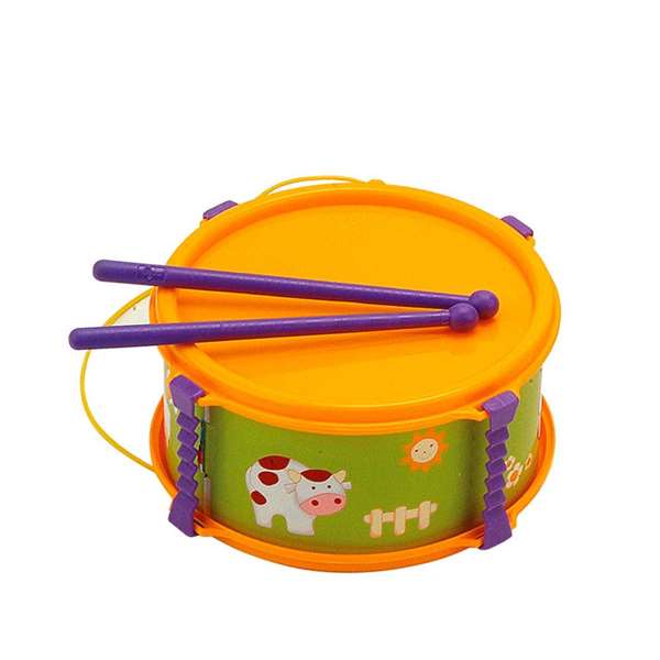 Reig Tambor 17 cm, tambour 17 cm avec étui, jouet en bois pour enfant à partir de 3 ans