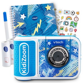 VTech KidiZoom Print Cam Blue Limited Bundle