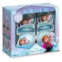 La Reine des Neiges RN246035 Set de Patins à Roulettes avec Protections Coudières et Genouillères - Taille 23/27 - Bleu