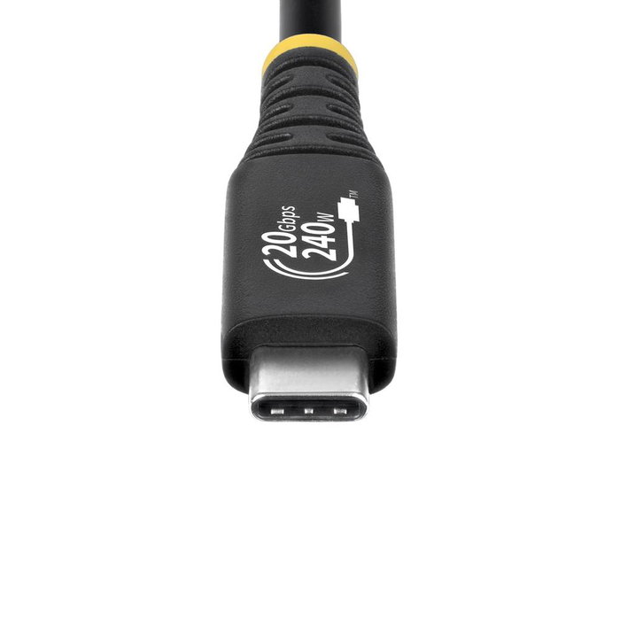 Startechcom Cable USB4 USB-C 2m 20 Gbps 240W DisplayPort 2.1 CC2M20GUSB4TP Startechcom Cable USB4 USB-C 2m 20 Gbps 240W DisplayPort 2.1 CC2M20GUSB4TP