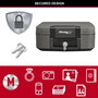 Master Lock LCHW20101 Mallette de Sécurité Ignifuge et Étanche Anthracite