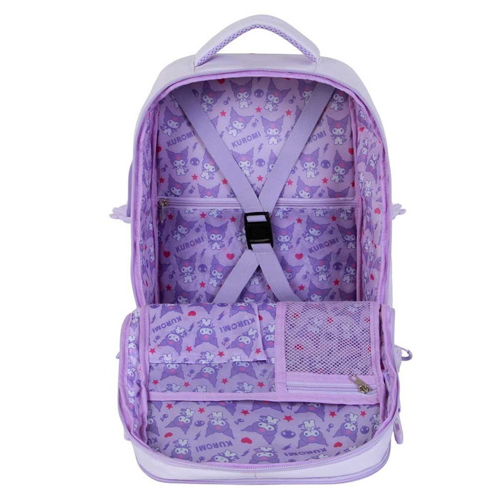 Karactermania Sac à dos Hello Kitty Kuromi Varsity Mercury 2.0 Malva