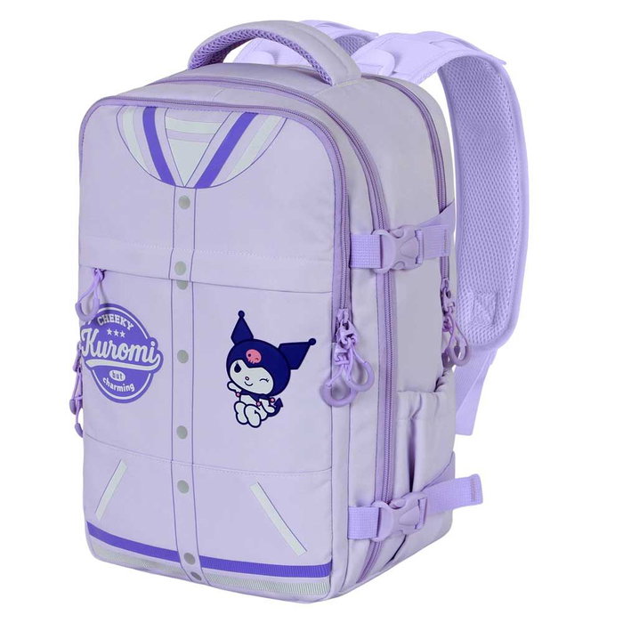Karactermania Sac à dos Hello Kitty Kuromi Varsity Mercury 2.0 Malva