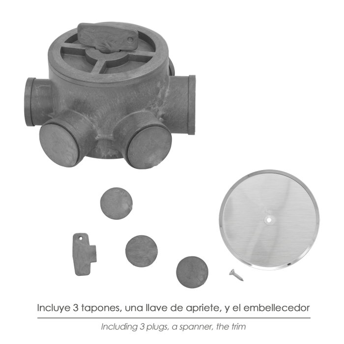 ABRISA Bote Sifónico PVC Ø 110 mm