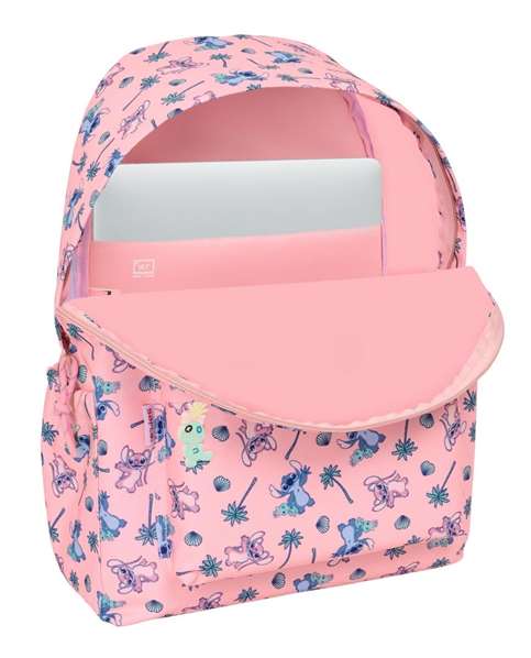 Safta - Sac à dos pour ordinateur portable 14.1 pouces Stitch 'Beach' - Dimensions : 31 x 43 x 13 cm Safta - Sac à dos pour ordinateur portable 14.1 pouces Stitch 'Beach' - Dimensions : 31 x 43 x 13 cm