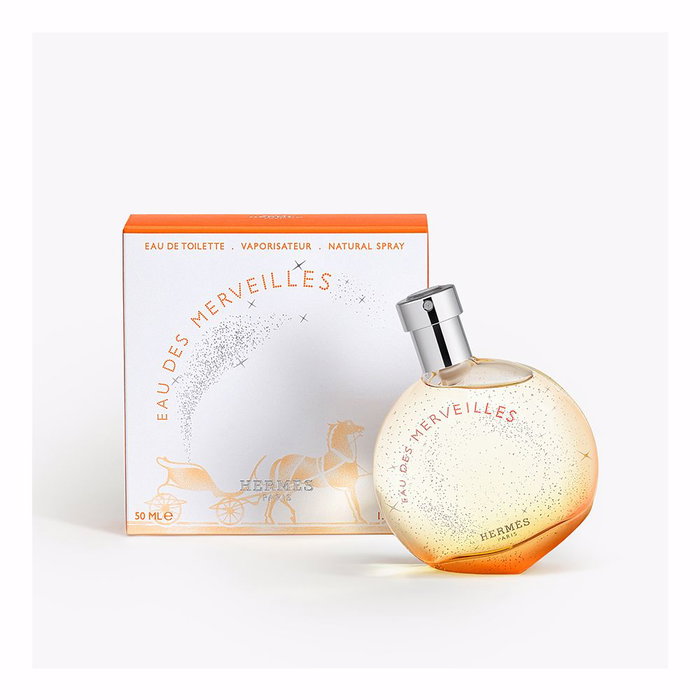 Hermès L'Eau des Merveilles Eau de Toilette Femme Vaporisateur 50 ml Ambrée Boisée