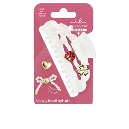 Invisibobble MYCLAW L #Plein de charmes 1 u - Lot de pinces à cheveux volumineuses unisexe