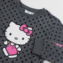 Cerdà Sweat-shirt en coton brushed Hello Kitty âge 12 ans couleur gris foncé