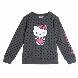 Sweat-shirt Enfant Hello Kitty Gris foncé