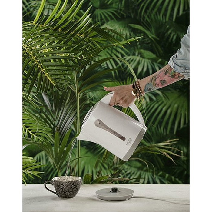 Adler AD 1244 Bouilloire Blanc Plastique 2200 W 2,5 L Adler AD 1244 Bouilloire Blanc Plastique 2200 W 2,5 L