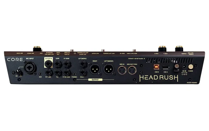 HEADRUSH Pedalera Core - Processeur d'effets guitare multi-effets avec Amp Cloner, écran tactile 7", Bluetooth et Wi-Fi, pour musiciens