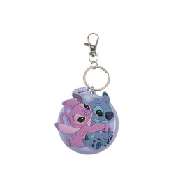 PEERS HARDY Llavero Cepillo y espejo Stitch & Angel Disney