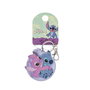 Peers Hardy Llavero Cepillo y Espejo Stitch & Angel Disney - Porte-clés avec Miroir Compact et Brosse à Cheveux Stitch et Angel 3D