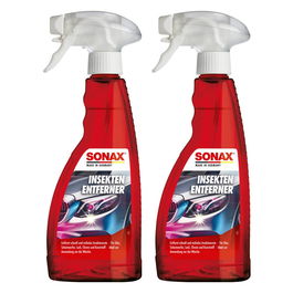 Sonax Pack X2 Nettoyant Insectes 500 mL SXP05332000X2 Surfaces Verre Peinture Chrome Plastique