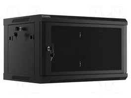 Lanberg Armoire rack murale 19 pouces 6U 600x450 mm noir