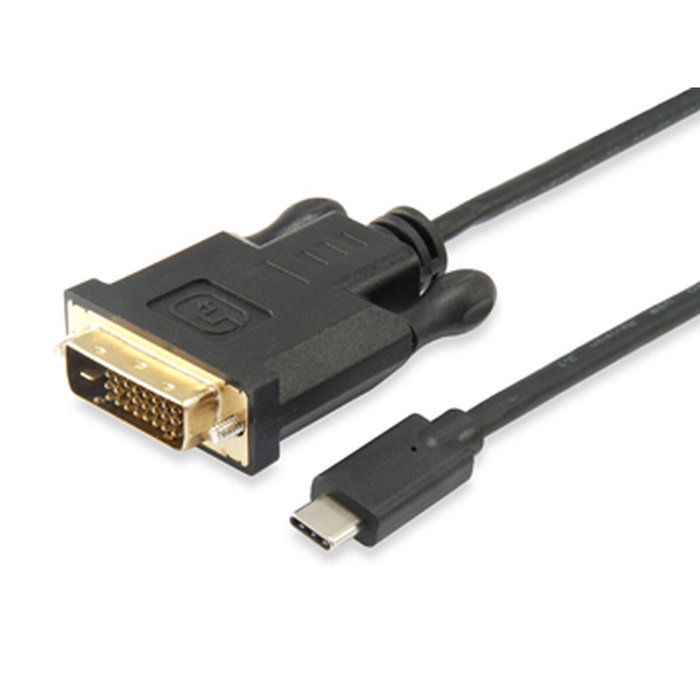 Adaptateur USB-C vers DVI Equip 133468 Noir 1,8 m
