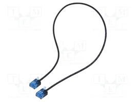 GOOBAY Cordon de raccordement Cat 6a U/UTP RJ45 0,5 m Noir
